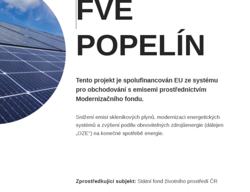 V loňském roce jsme za podpory dotace EU instalovali FVE na bramborárně v&nbsp;České Olešné